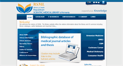 Desktop Screenshot of medlib.am